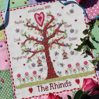 Nia Cross Stitch - Family Tree Cross Stitch Kit