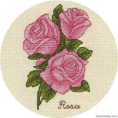 Small Bunch of Roses Cross Stitch Kit ~ PANNA