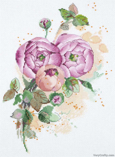 Ranunculus Cross Stitch Kit ~ PANNA
