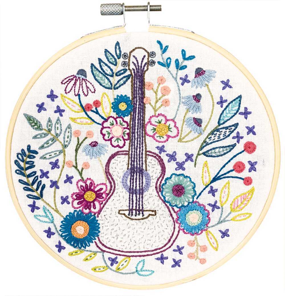A Beautiful Serenade Embroidery Kit ~ Un Chat Dans L'Aiguille