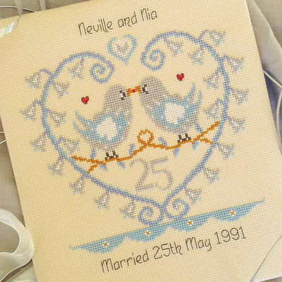 Nia Cross Stitch - Silver Bells 25th Anniversary Cross Stitch Kit