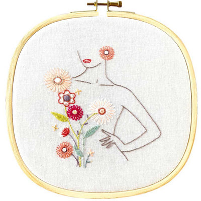 Casual Minimalist Embroidery Kit ~ Un Chat Dans L'Aiguille