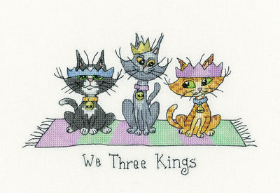 We Three Kings Cross Stitch Kit Heritage Crafts