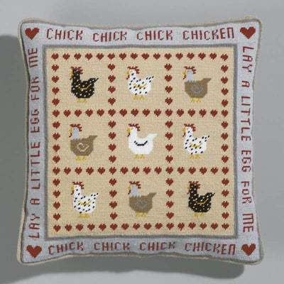 Chick Chick Chicken Tapestry Kit Historical Sampler Company