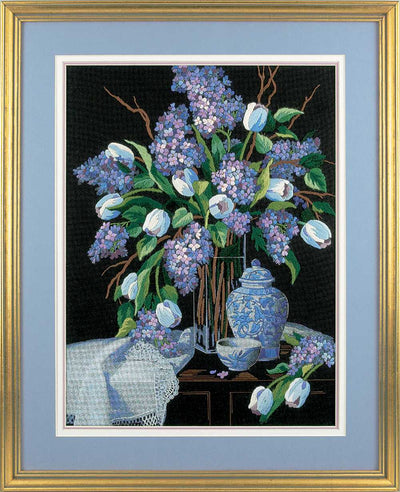Lilacs and Lace Embroidery Kit Dimensions