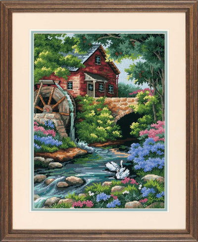 Old Mill Cottage Tapestry Kit - Dimensions