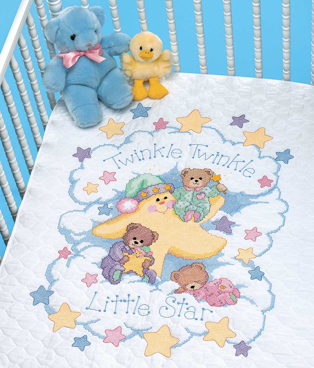 Twinkle Twinkle Quilt Printed Cross Stitch Kit - Dimensions