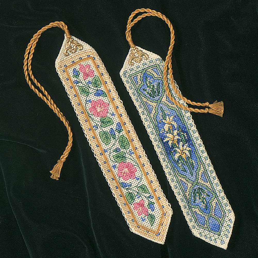 Elegant Bookmarks Cross Stitch Kit - Dimensions  Gold