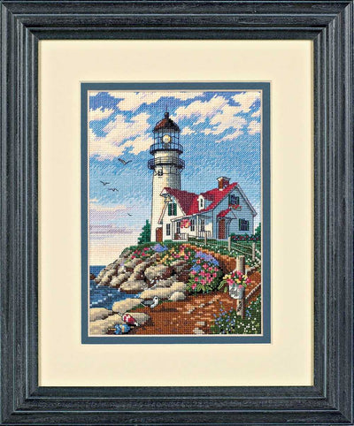 Beacon at Rocky PointCross Stitch Kit - Dimensions Gold