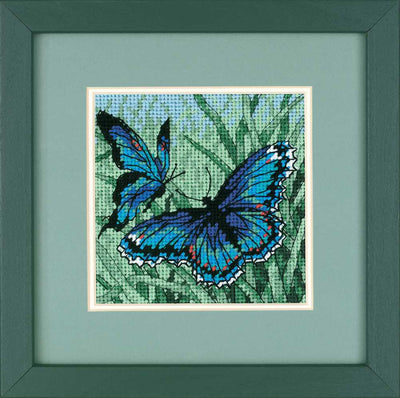 Butterfly Duo Mini Tapestry Kit - Dimensions