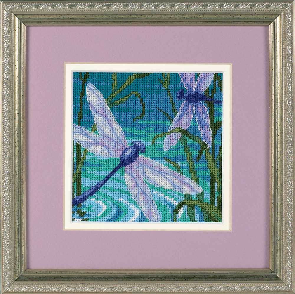 Dragonfly Pair Mini Tapestry Kit - Dimensions