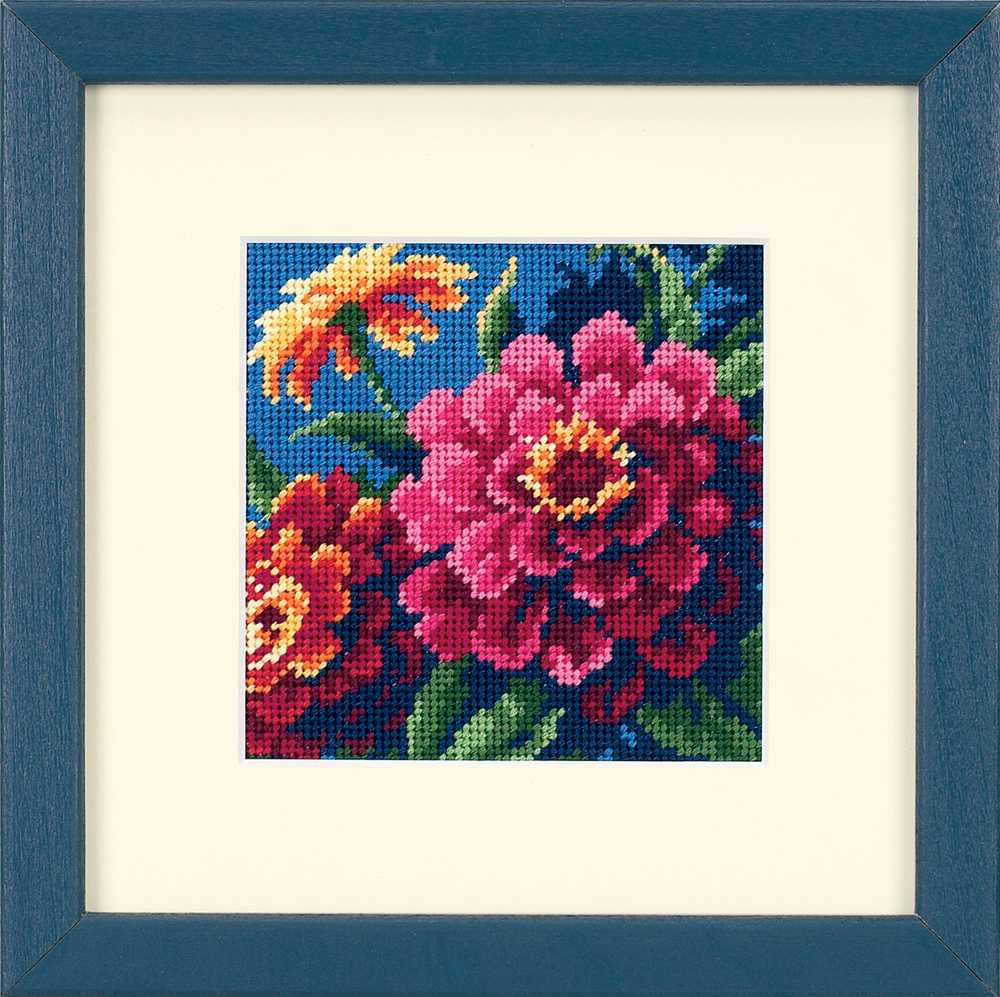 Zinnias Mini Tapestry Kit - Dimensions