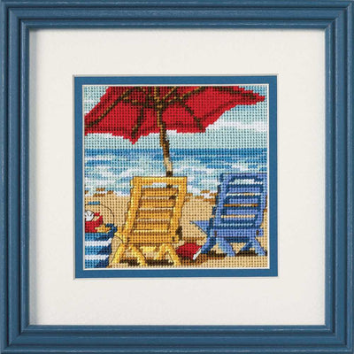 Beach Chair Duo Mini Tapestry Kit - Dimensions