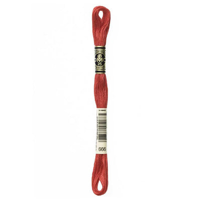 DMC 666 Mouline Stranded Cotton