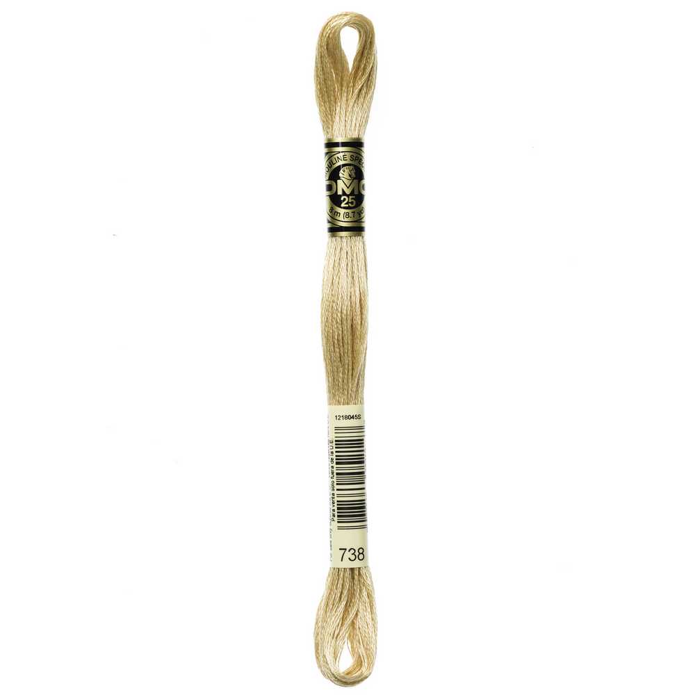 DMC 738 Mouline Stranded Cotton