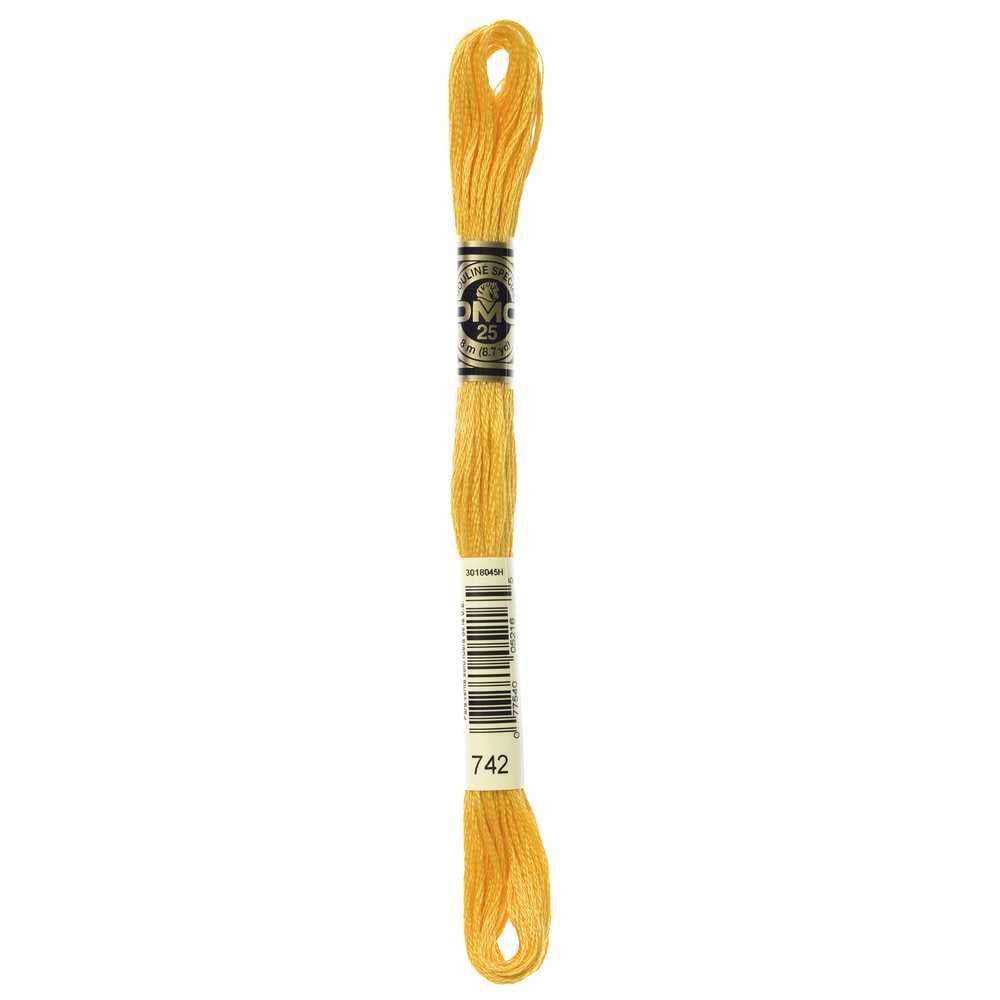 DMC 742 Mouline Stranded Cotton