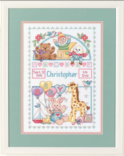 Birth Sampler: For Baby Cross Stitch Kit - Dimensions