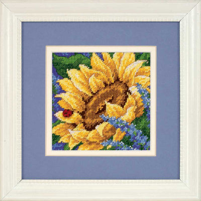 Sunflower and Ladybug Mini Tapestry Kit - Dimensions