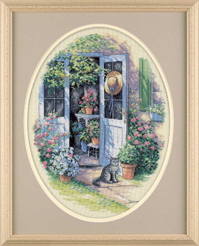 Garden Door Cross Stitch Kit - Dimensions