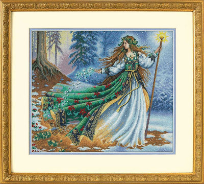 Woodland Enchantress Cross Stitch Kit - Dimensions Gold