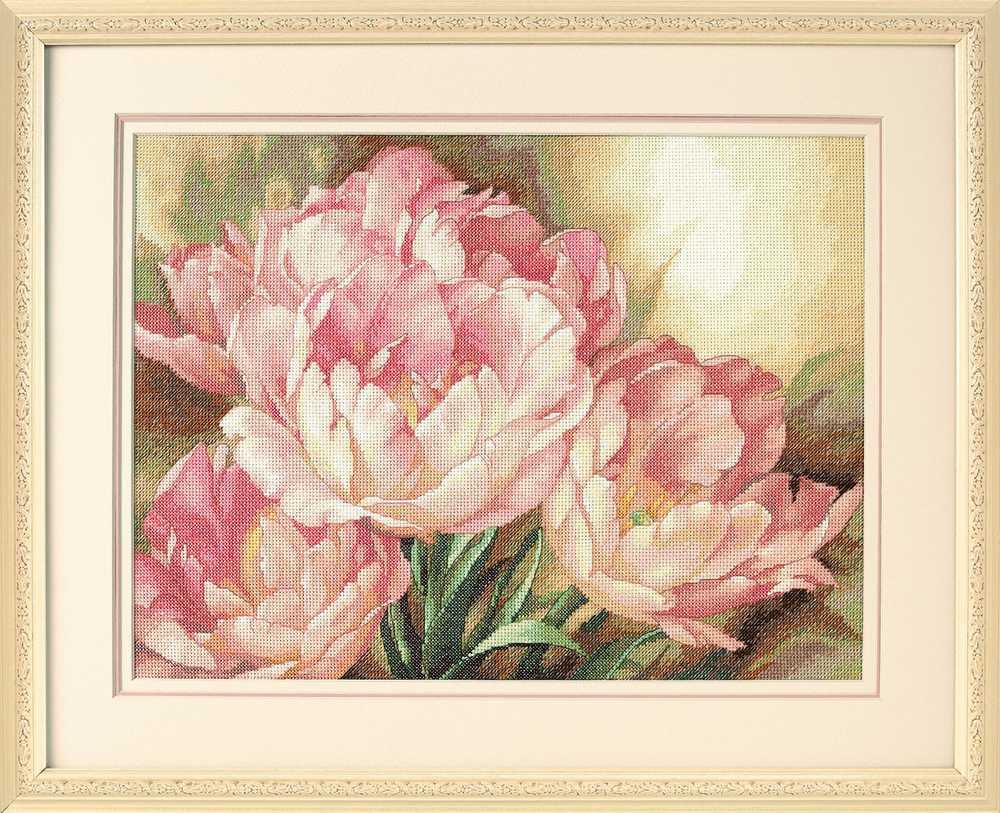 Tulip Trio Cross Stitch Kit - Dimensions Gold