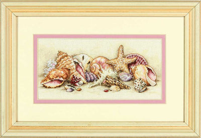 Seashell Treasures Cross Stitch Kit - Dimensions Gold