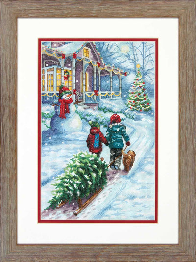 Christmas Tradition Cross Stitch Kit - Dimensions