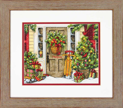 Home for the Holidays Cross Stitch Kit - Dimensions