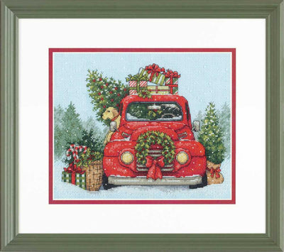 Festive Ride Cross Stitch Kit Dimensions