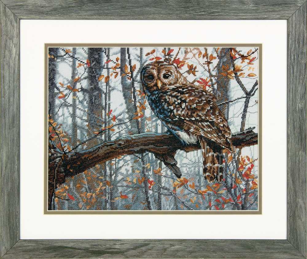 Wise Owl Cross Stitch Kit - Dimensions