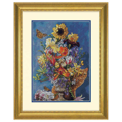 The Finery of Nature Cross Stitch Kit - Dimensions Gold