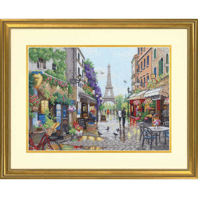 Paris Scene Cross Stitch Kit - Dimensions Gold