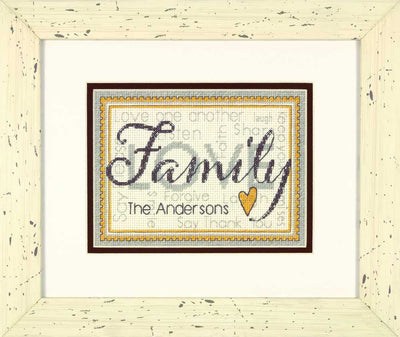 Family Cross Stitch Kit - Dimensions