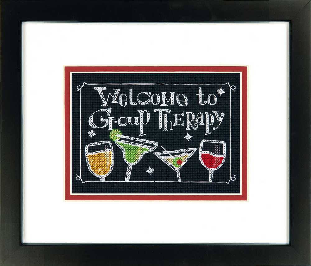 Group Therapy Cross Stitch Kit - Dimensions