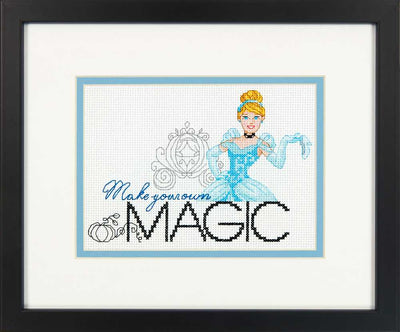 Make Your Own Magic Cinderella Cross Stitch Kit Dimensions