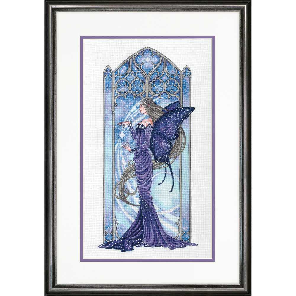 Wintertime Fairy Cross Stitch Kit - Dimensions Gold Collection