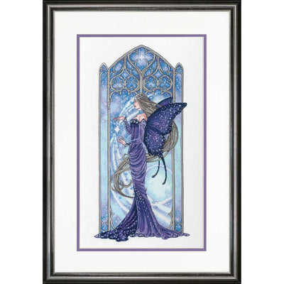 Wintertime Fairy Cross Stitch Kit - Dimensions Gold Collection