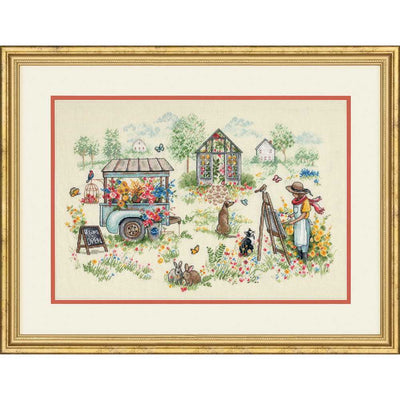 Blissful Moments Cross Stitch Kit - Dimensions Gold Collection