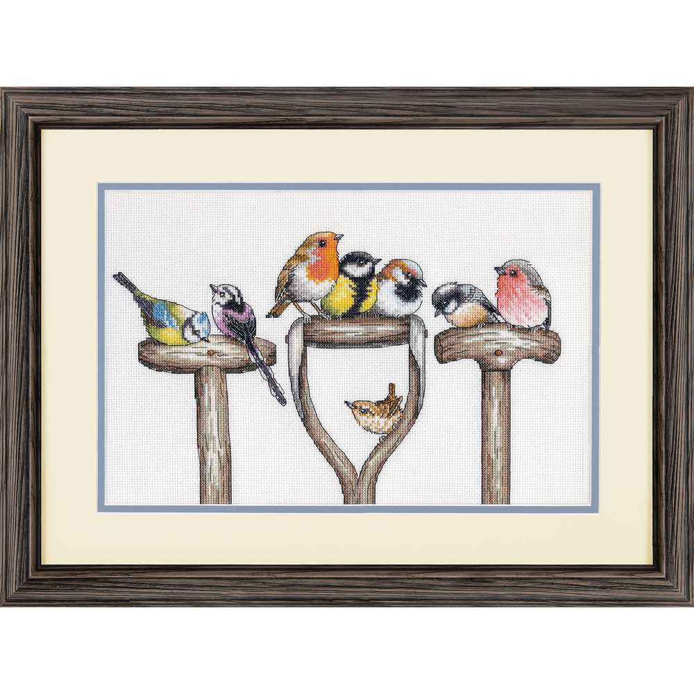 Forks & Feathers Cross Stitch Kit - Dimensions