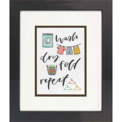 Wash Dry Fold Embroidery Kit - Dimensions