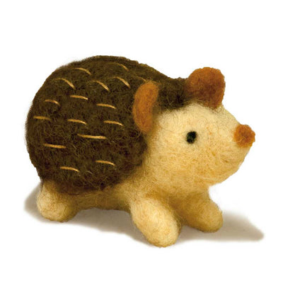 Hedgehog Needle Felting Kit Dimensions