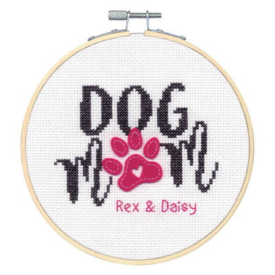 Dog Mum Cross Stitch Kit Dimensions