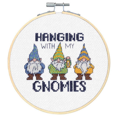 Gnomies Cross Stitch Kit Dimensions