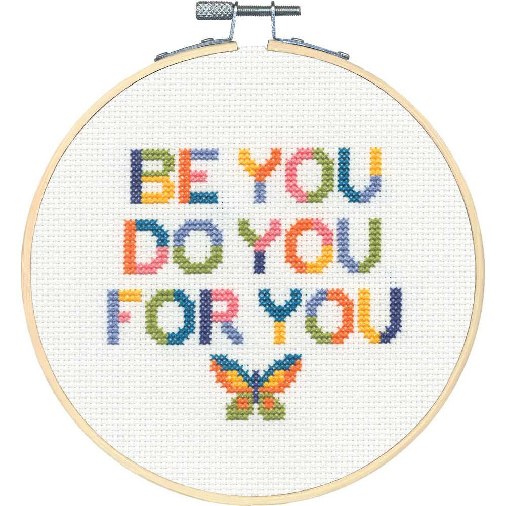 Be You Do You For You Cross Stitch Kit Dimensions