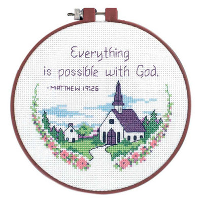 Everything Is Poss Printed Cross Stitch Kit - Dimensions