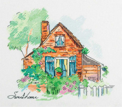 Cosy House Cross Stitch Kit ~ PANNA