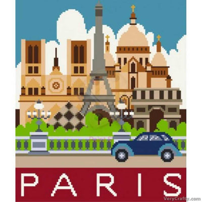 Creative World of Crafts - Cityscapes Paris Cross Stitch Kit