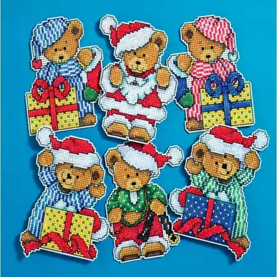 Little Christmas Bears Cross Stitch Kit - Design Works