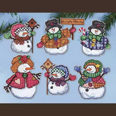 Snowmen Cross Stitch Kit - Design Works