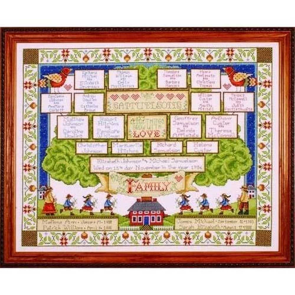 Family Tree Cross Stitch Kit - Design Works